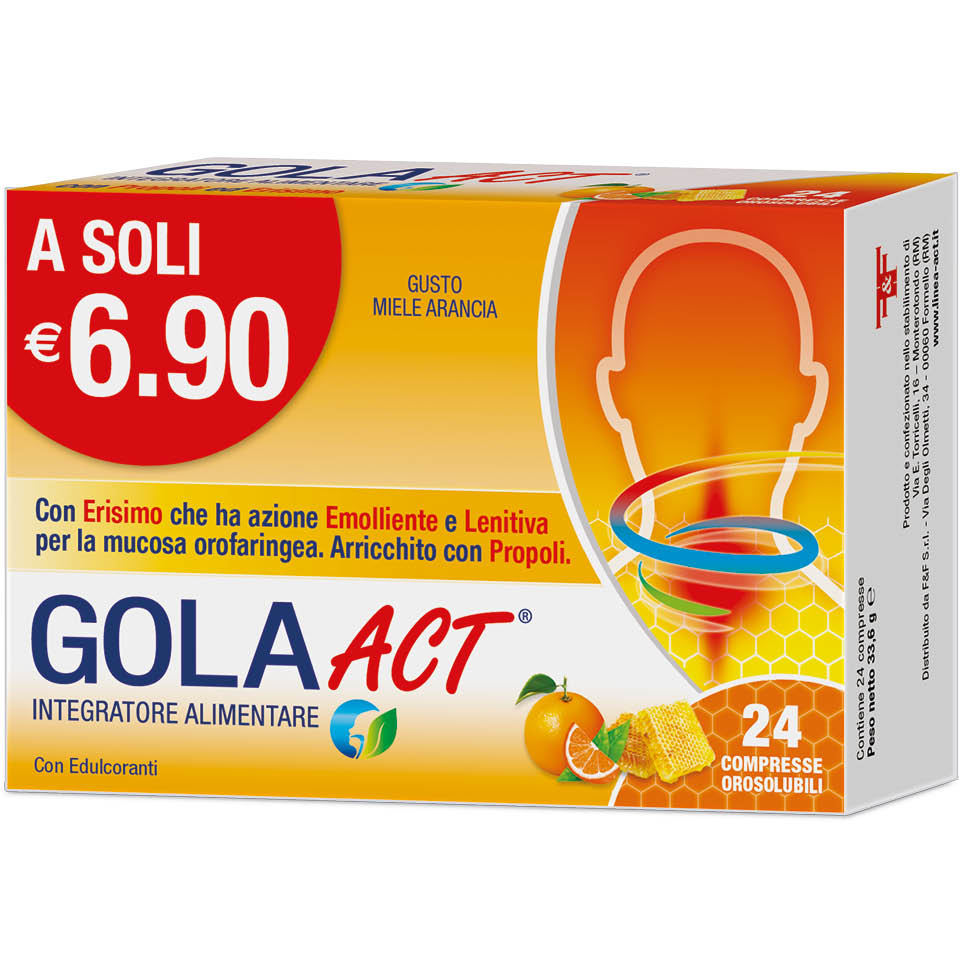 GOLA ACT - GUSTO MIELE ARANCIA